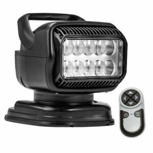 Image 1: Golight Radioray GT Series Portable Mount - Black LED - Handheld Remote Magnetic Shoe Mount