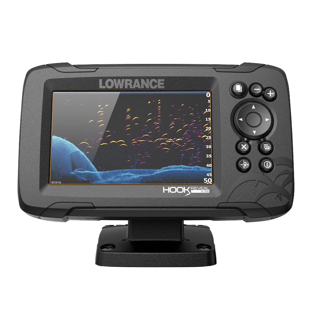 Image 1: Lowrance HOOK Reveal 5x Fishfinder w/SplitShot Transducer & GPS Trackplotter