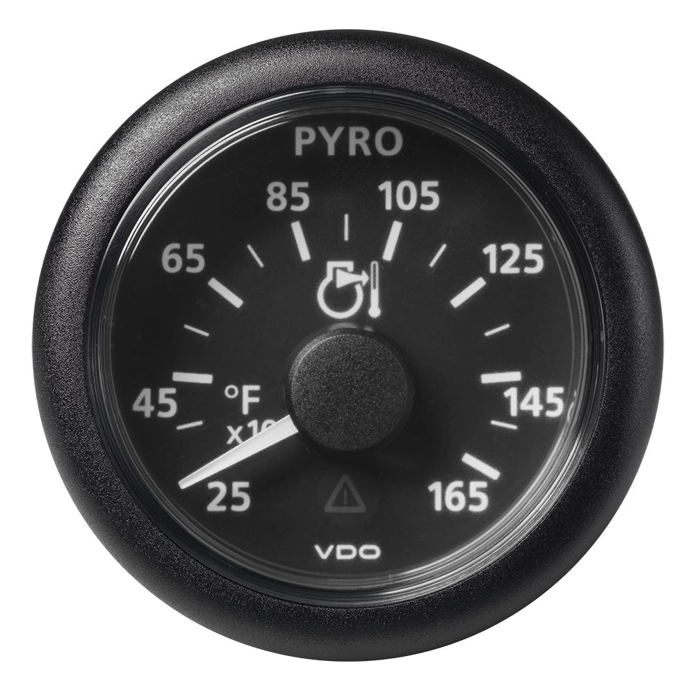 Image 1: Veratron 52 MM (2-1/16") ViewLine Pyrometer - 250° to 1650°F - Black Dial & Bezel