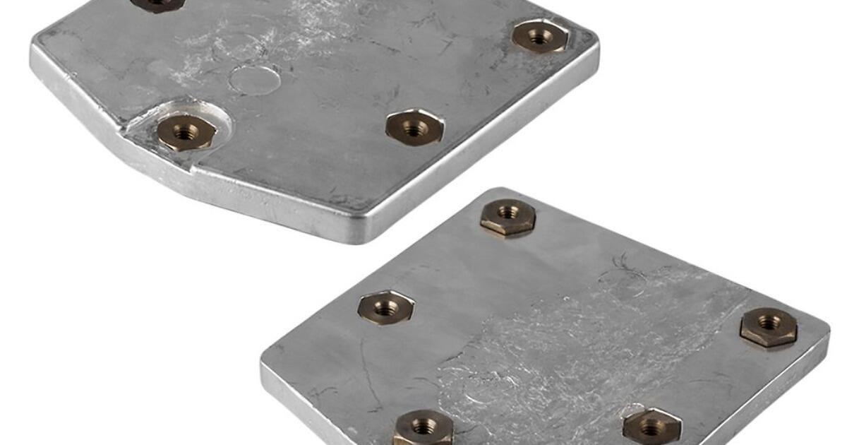Tecnoseal Aluminum Mercury Zeus Pod Trim Tab Anode Kit w/Hardware