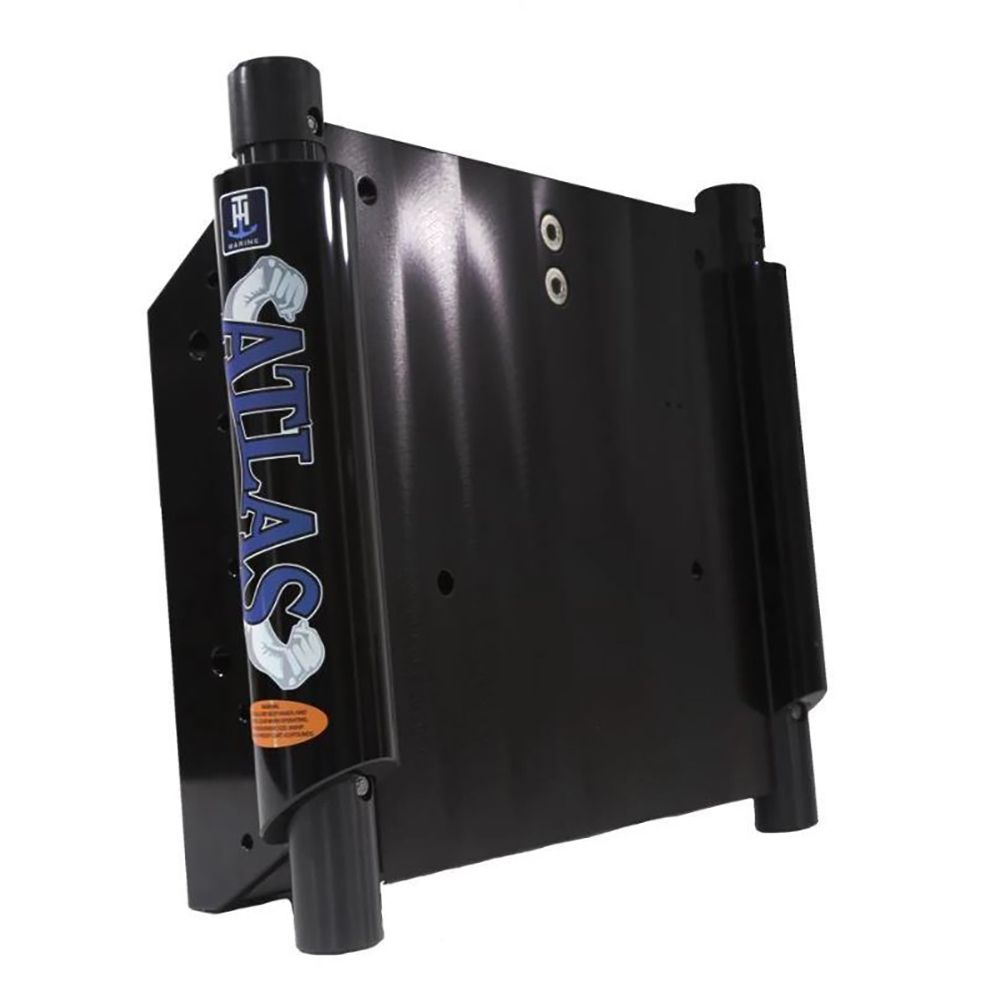 Image 1: T-H Marine ATLAS™ 10" Hydraulic Jack Plate Standard - Black Anodized