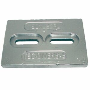 Image 1: Tecnoseal Mini Zinc Plate Anode 6" x 4" x 1/2"