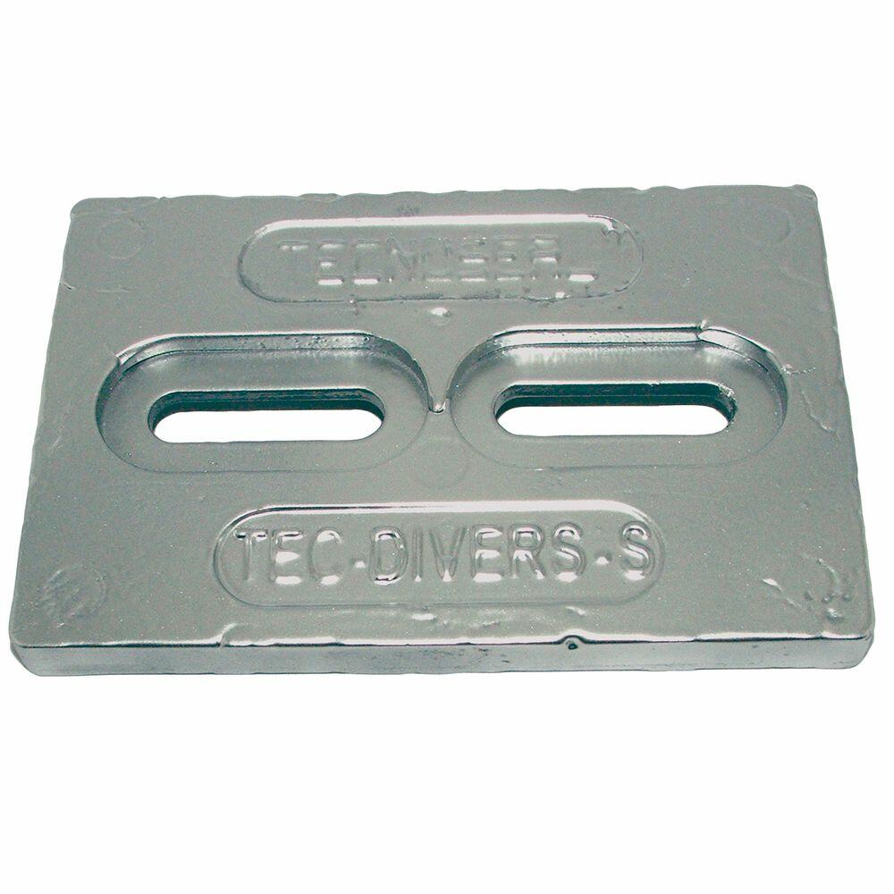 Image 1: Tecnoseal Mini Zinc Plate Anode 6" x 4" x 1/2"
