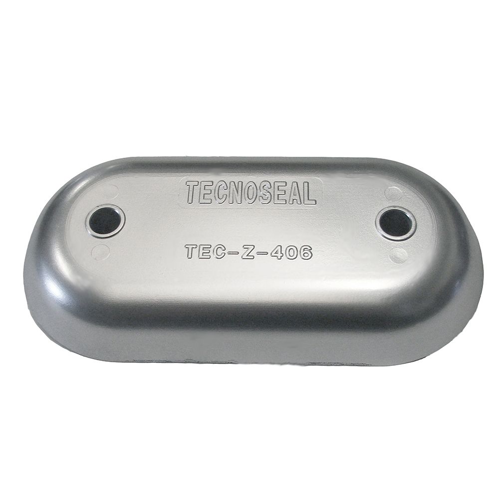 Image 1: Tecnoseal Magnesium Hull Plate Anode 8-3/8" x 4-1/32" x 1-1/16"