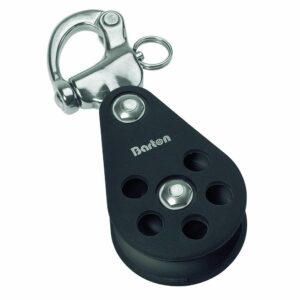 Image 1: Barton Marine Series 5 Single Snap Shackle Block - 54mm