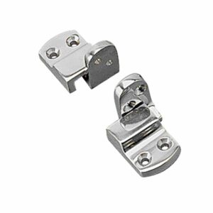 Image 1: Sea-Dog Ladder Lock - Chrome Brass