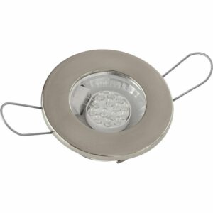Image 1: Sea-Dog LED Overhead Light - Brushed Finish - 60 Lumens - Clear Lens - Stamped 304 Stainless Steel