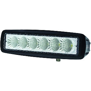 Image 1: Hella Marine Value Fit Mini 6 LED Flood Light Bar - Black