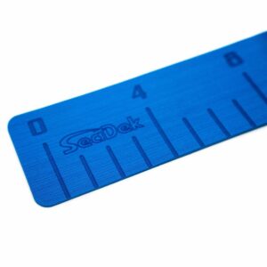 Image 1: SeaDek 36" Fish Ruler - Bimini Blue w/SeaDek Logo 
