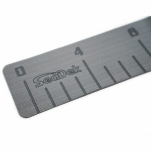 Image 1: SeaDek 36" Fish Ruler - Storm Grey w/SeaDek Logo 