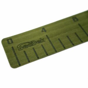Image 1: SeaDek 36" Fish Ruler - Olive Green w/SeaDek Logo