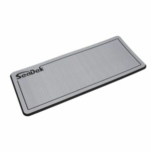 Image 1: SeaDek Large Helm Pad - Storm Grey/Black w/SeaDek Logo
