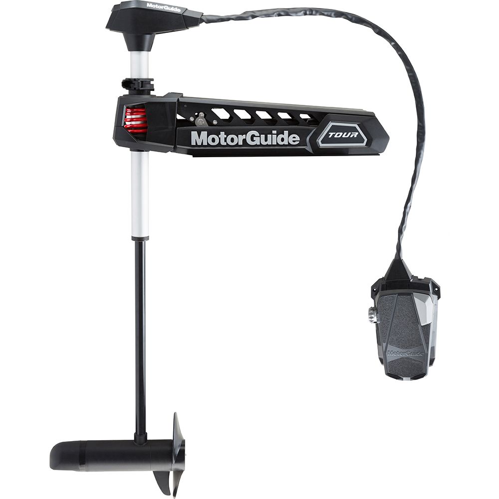 Image 1: MotorGuide Tour 82lb-45"-24V HD+ Universal Sonar - Bow Mount - Cable Steer - Freshwater