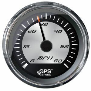 Image 1: Faria Platinum 4" Speedometer - 60MPH - GPS
