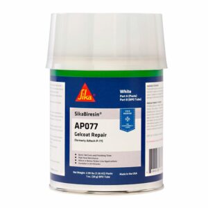 Image 1: Sika SikaBiresin® AP077 + BPO Cream Hardener - White - Quart