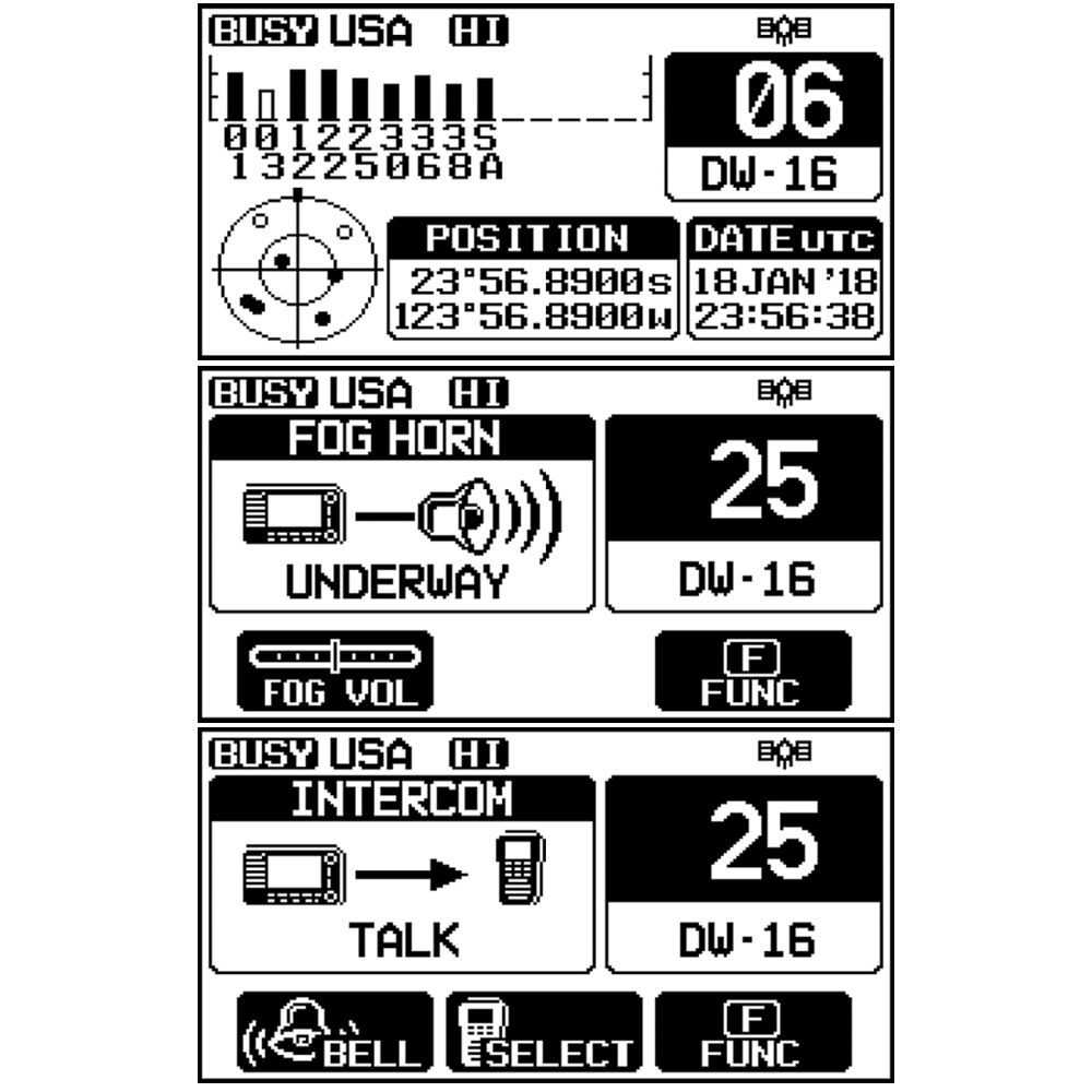 Image 2: Standard Horizon GX2400B Matrix Black VHF w/AIS, Integrated GPS, NMEA 2000 30W Hailer, & Speaker Mic