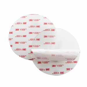 Image 1: Navisafe 3M VHB 3.5" Self-Adhesive Mounting Pad 2-Pack f/Suction Cup
