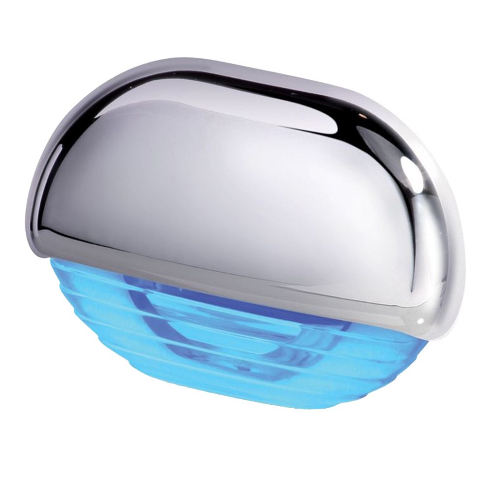 Image 1: Hella Marine Easy Fit Step Lamp - Blue Chrome Cap