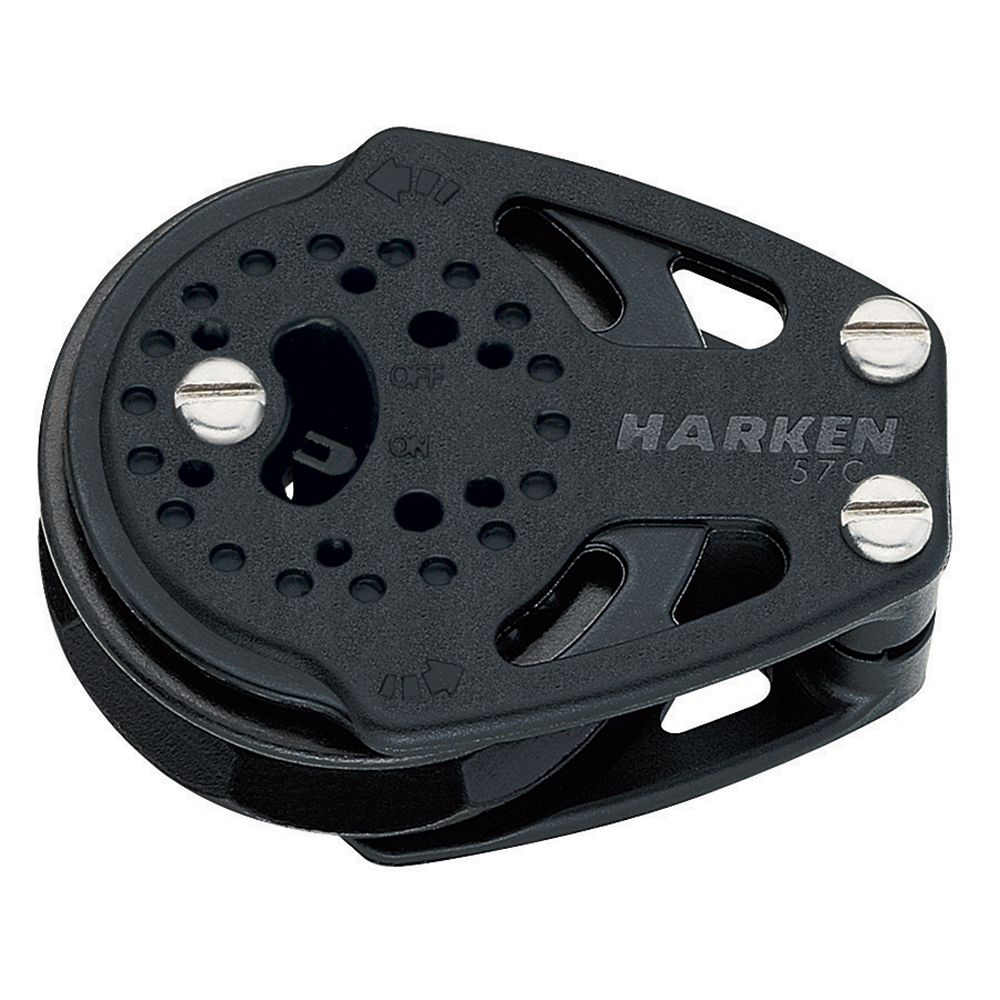 Image 1: Harken 57mm Single Carbo Ratchet Cheek Block