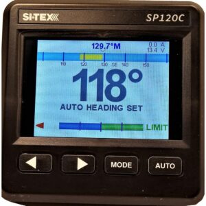 Image 1: SI-TEX SP-120 Color System w/Rudder Feedback & Type "S" Mechanical Dash Drive