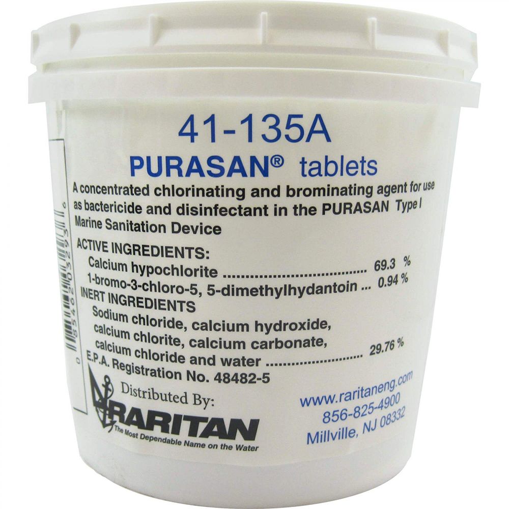 Image 1: Raritan PURASAN® EX Refill Tablets *1 Tub of 6 Tablets