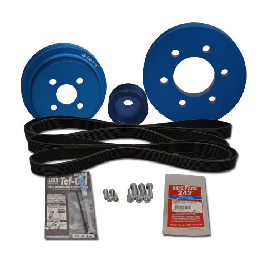 Image 1: Barlmar Pulley Kit f/Yanmar 4LH-A