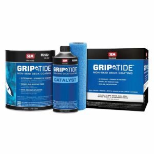 Image 1: SEM GripTide™ Non-Skid Deck Coating Kit - Gull Gray
