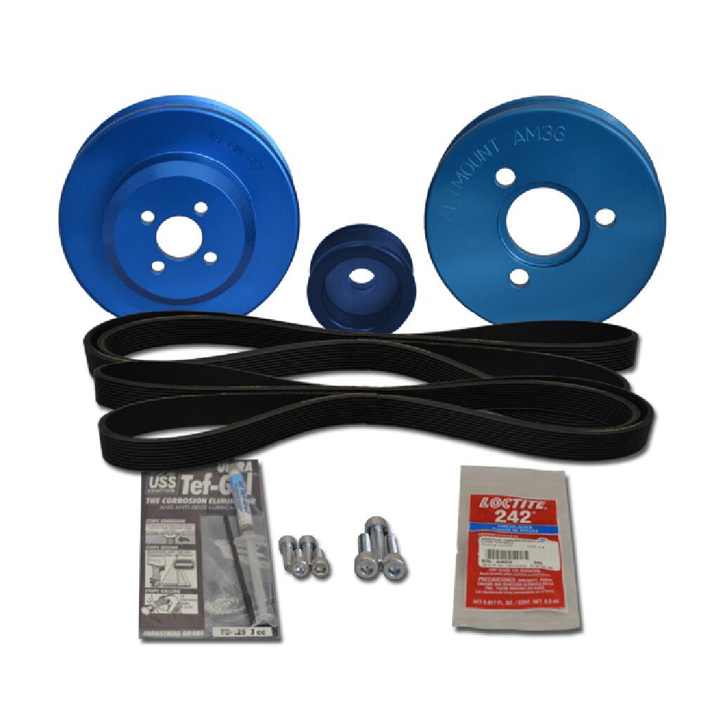 Image 1: Balmar Pulley Kit f/Yanmar 3JH5, 3JH4-E, 4JH4-E, 4JH5, 4JH5-E