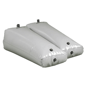 Image 1: FATSAC Wedge Ballast Bag f/Nautique Boats - Pair - 400lbs Each - Gray