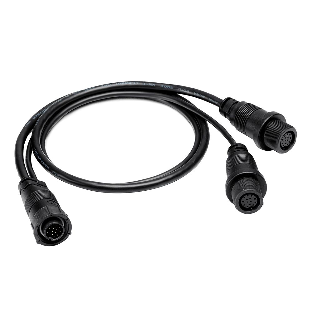Image 1: Humminbird 14 M SILR Y - SOLIX®/APEX® Side Imaging Left-Right Splitter Cable