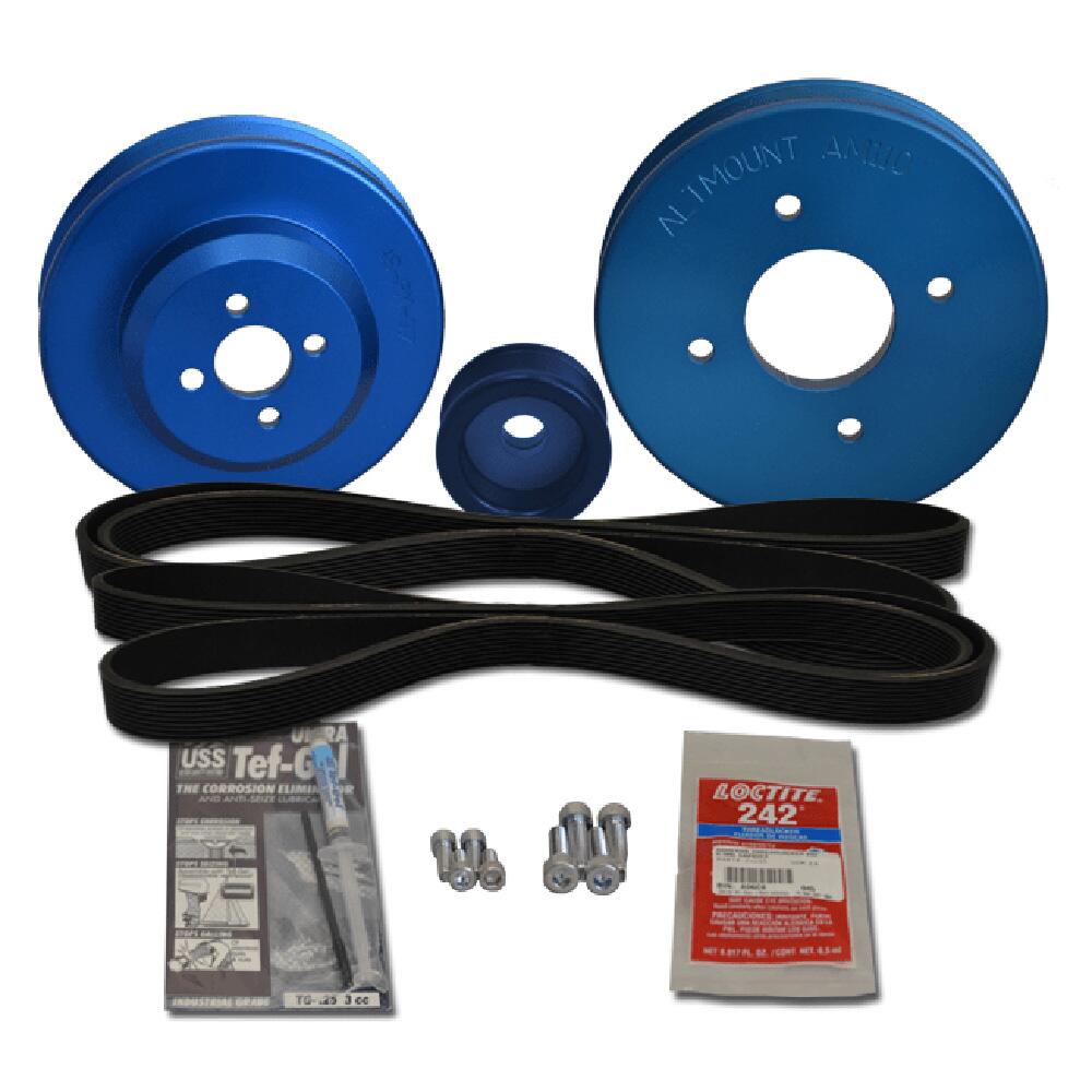 Image 1: Balmar Pulley Kit f/Yanmar 3JH2-TE, 3JH2-E