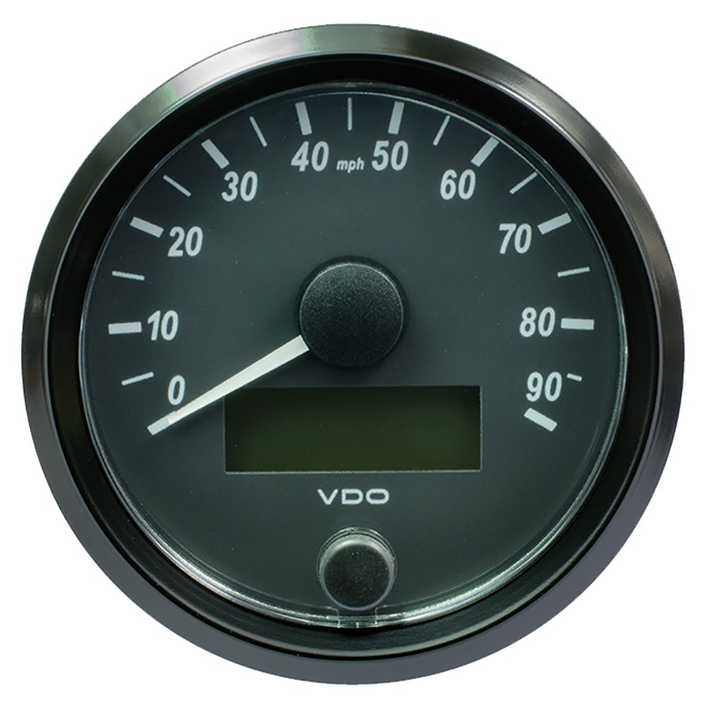 Image 1: VDO SingleViu 80mm (3-1/8") Speedometer - 90MPH