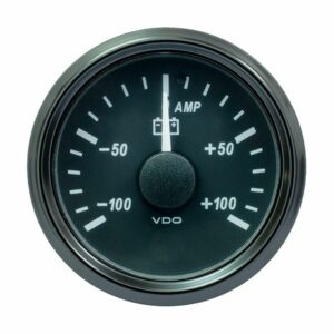 Image 1: VDO SingleViu 52mm (2-1/16") Ammeter - 100 AMP