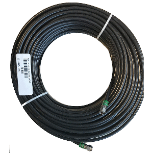 Image 1: KVH 100' RG-6 Coax Cable TV1, TV3, TV5, TV6 & UHD7 f/Connector Ends