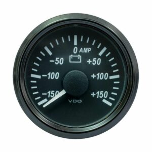 Image 1: VDO SingleViu 52mm (2-1/16") Ammeter - 150 AMP 