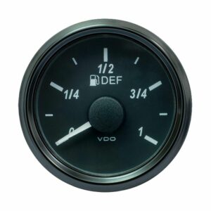 Image 1: VDO SingleViu 52mm (2-1/16") DEF Level Gauge - 3-180 Ohm