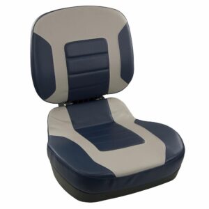 Image 1: Springfield Fish Pro II Low Back Folding Seat - Navy/Grey