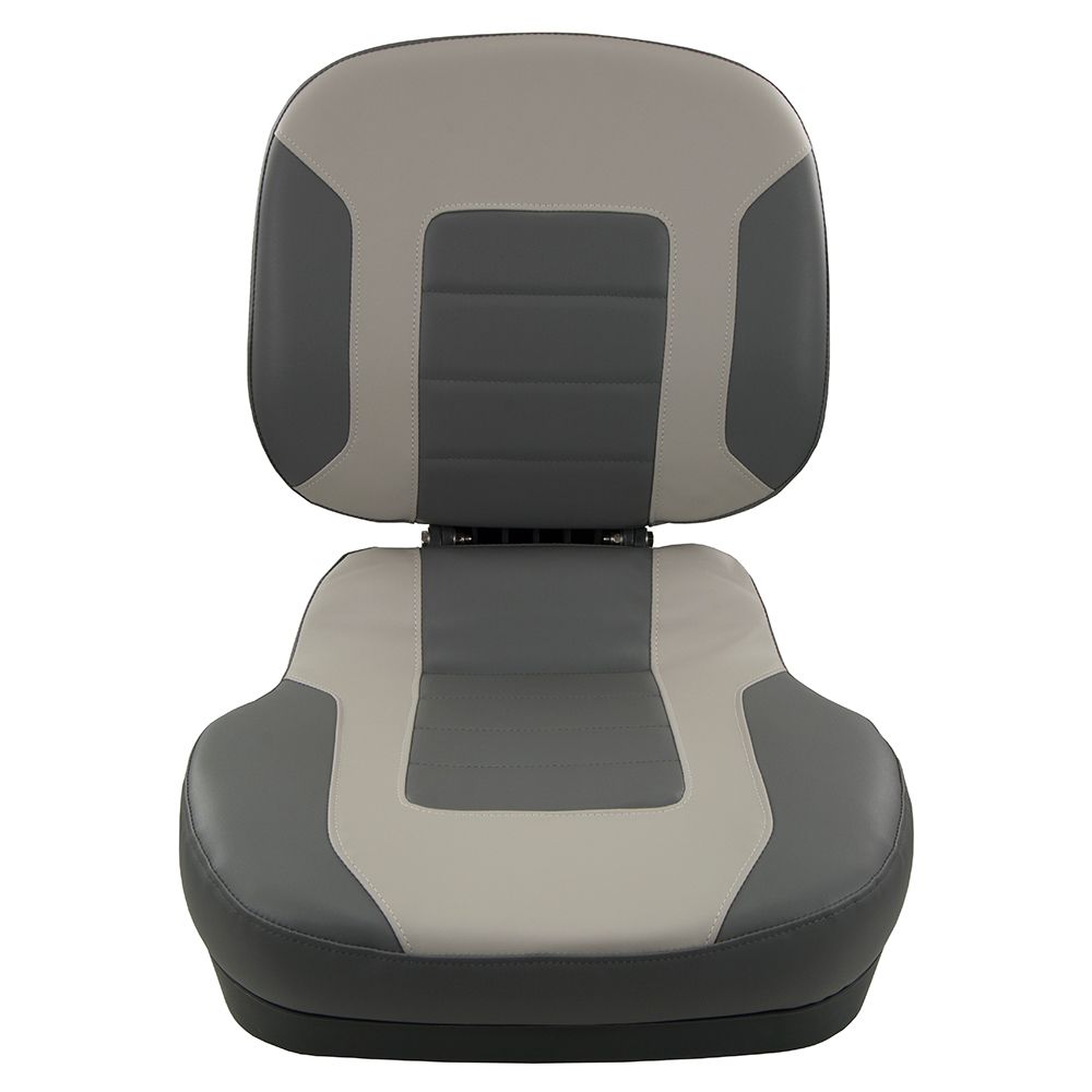 Image 4: Springfield Fish Pro II Low Back Folding Seat - Charcoal/Grey