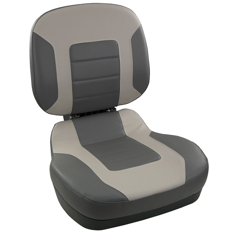 Image 1: Springfield Fish Pro II Low Back Folding Seat - Charcoal/Grey