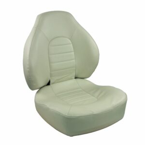 Image 1: Springfield Fish Pro Mid Back Folding Seat - White