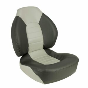 Image 1: Springfield Fish Pro Mid Back Folding Seat - Charcoal/Grey