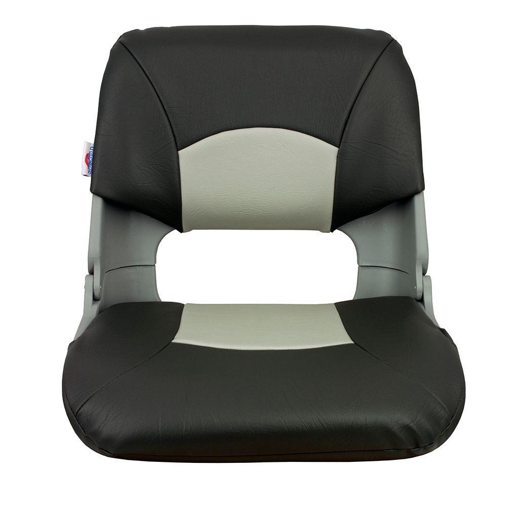 Image 4: Springfield Skipper Standard Folding Seat - Grey/Charcoal