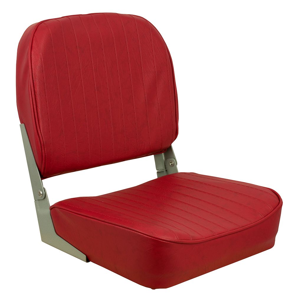 Image 1: Springfield Economy Folding Seat - Red