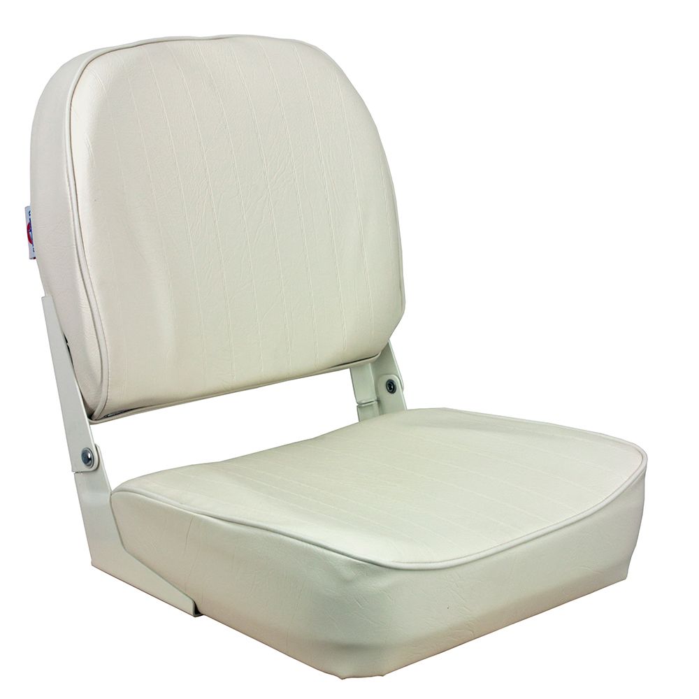 Image 1: Springfield Economy Folding Seat - White