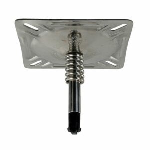Image 1: Springfield KingPin™ 7" x 7" Seat Mount w/Spring - Polished