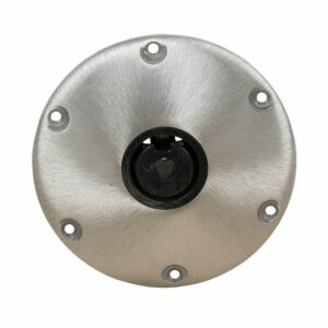 Image 1: Springfield Plug-In 9" Round Hi-Lo Base f/2-3/8" Post