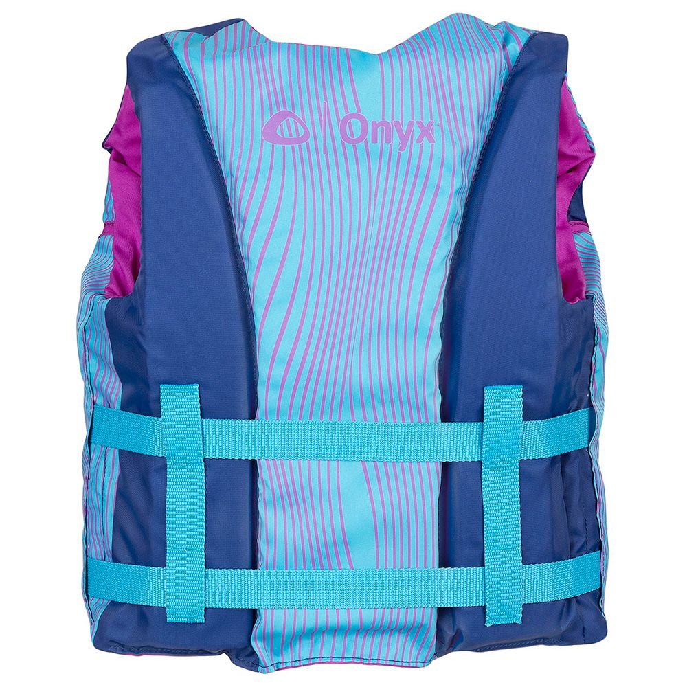 Image 2: Onyx Shoal All Adventure Youth Paddle & Water Sports Life Jacket - Blue