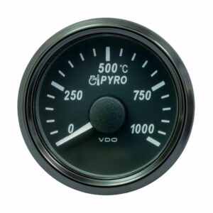Image 1: VDO SingleViu 52mm (2-1/16") Exhaust Gas Temp. Gauge - 1000°C