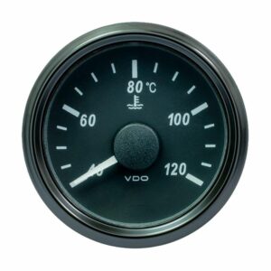 Image 1: VDO SingleViu 52mm (2-1/16") Water Temp. Gauge - 120° C - 291-22 ohm