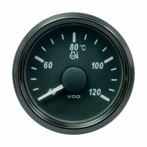 Image 1: VDO SingleViu 52mm (2-1/16") Water Temp. Gauge - Euro - 120° C - 291-22 ohm